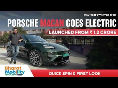 Porsche Macan goes electric : launched from Rs 1.2 crore. Quick spin and first look review