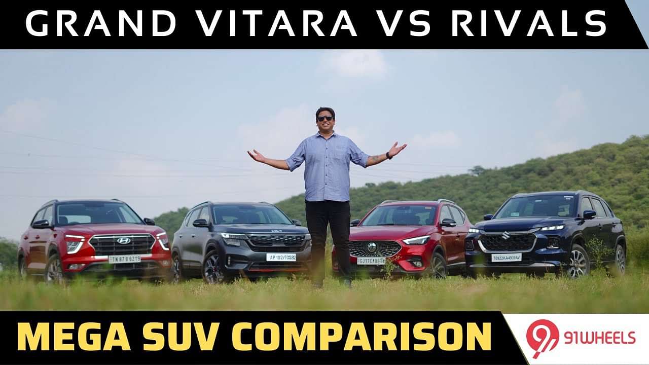 Maruti Grand Vitara vs Hyundai Creta vs Kia Seltos vs MG Astor || Mega SUV Comparison