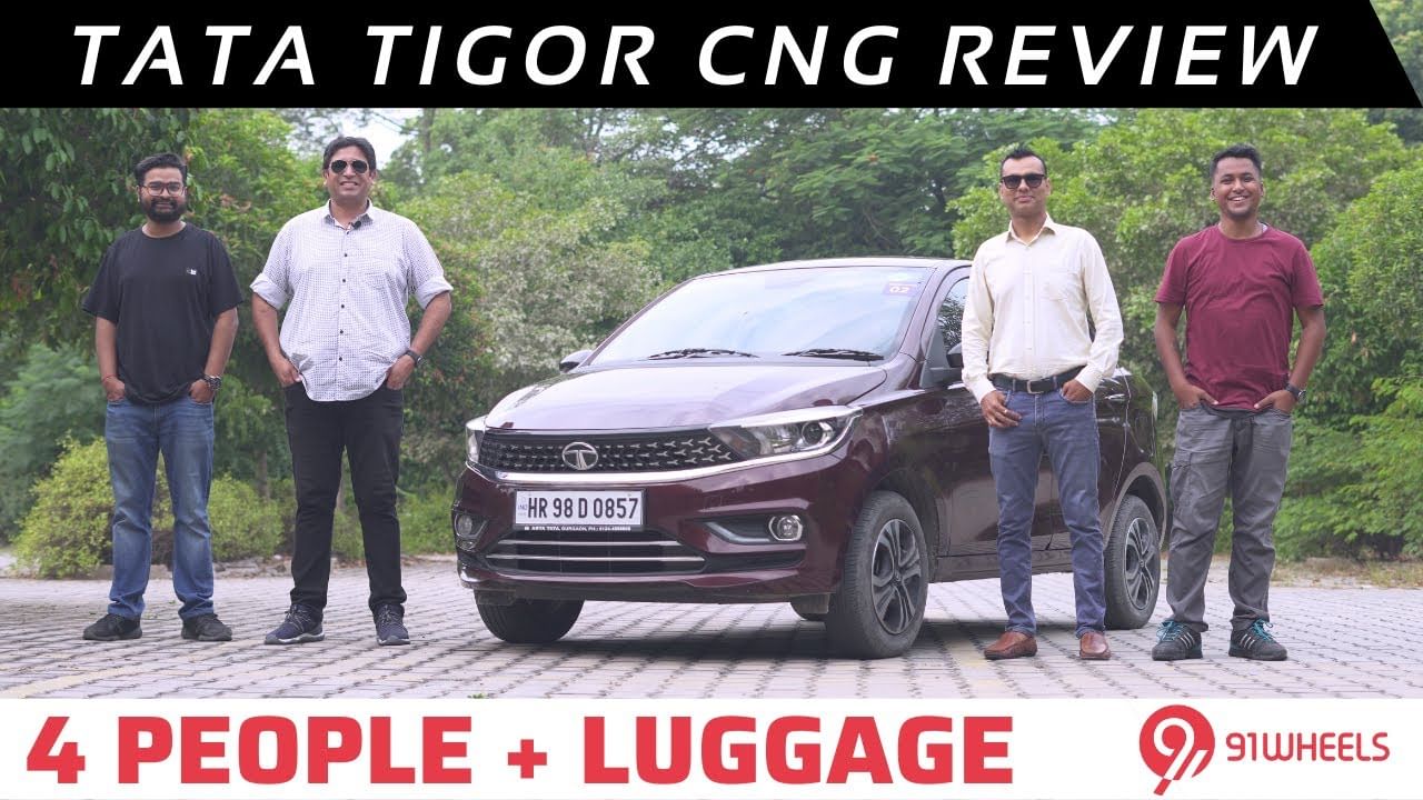 Tata Tigor CNG Review With 4 People & Luggage || Best Family CNG Sedan?