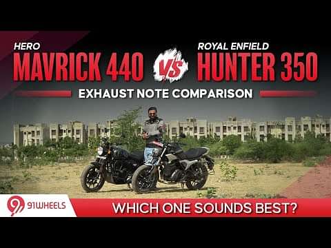 Hero Mavrick 440 Vs Royal Enfield Hunter 350 | Exhaust Note Comparison