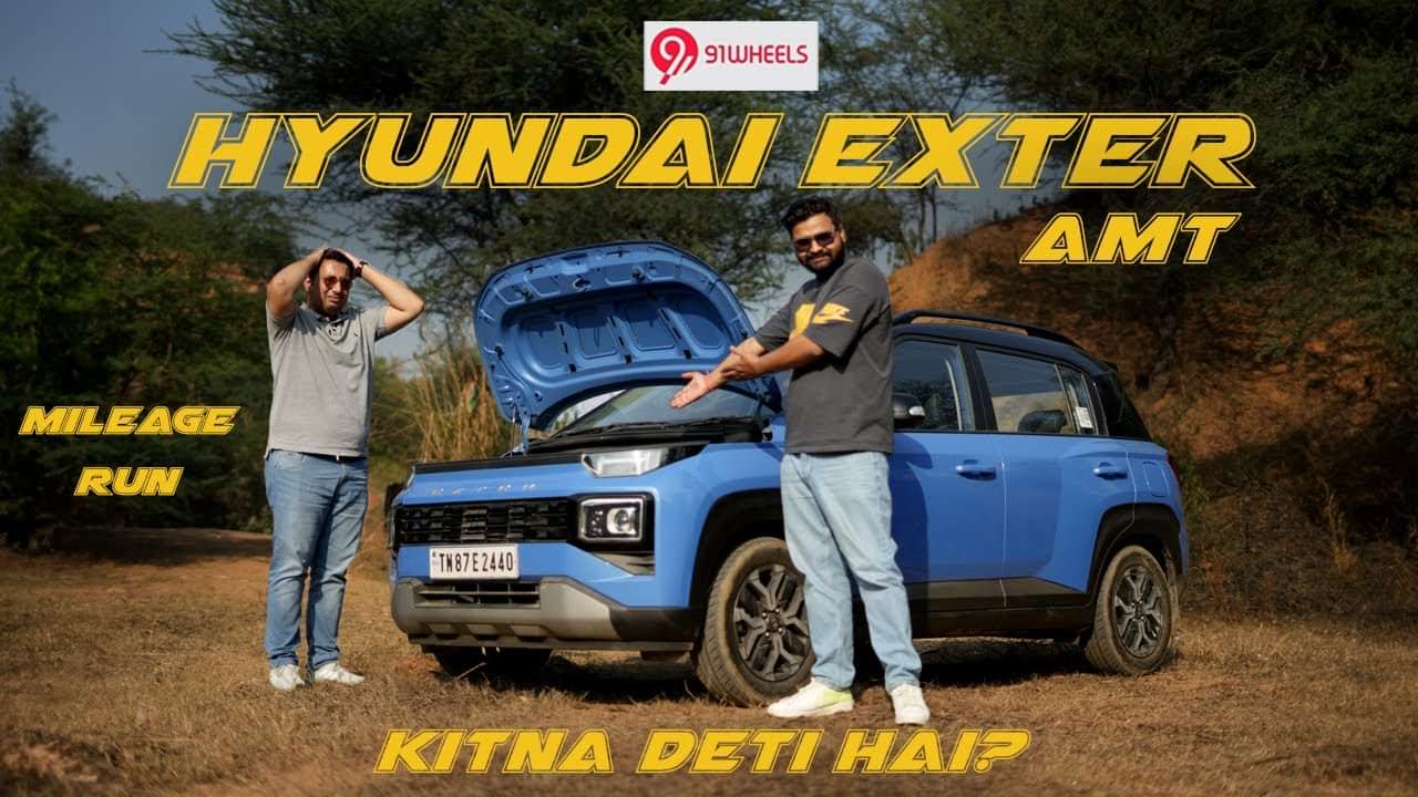 Hyundai Exter AMT City Mileage Run With 2 Drivers || Kitna Deti Hai?