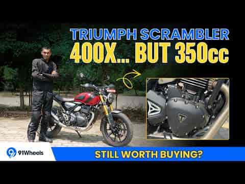  Triumph Scrambler 400X, Does it have the fire