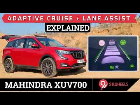 Mahindra XUV700 Adaptive Cruise Control & Lane Assist Explained || Petrol Automatic AX7 Mahindra XUV700 Adaptive Cruise Control & Lane Assist Explained || Petrol Automatic AX7