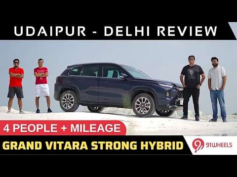 Udaipur - Delhi 4 People Review || Mileage, Comfort Space || Grand Vitara Strong Hybrid Alpha Plus