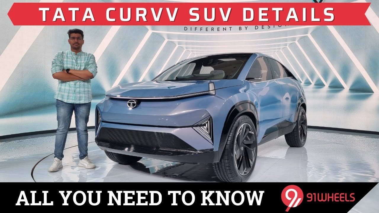 Tata Curvv Electric SUV Coupe Concept Detailed Walkaround || Here's All you Need To Know Tata Curvv Electric SUV Coupe Concept Detailed Walkaround || Here's All you Need To Know