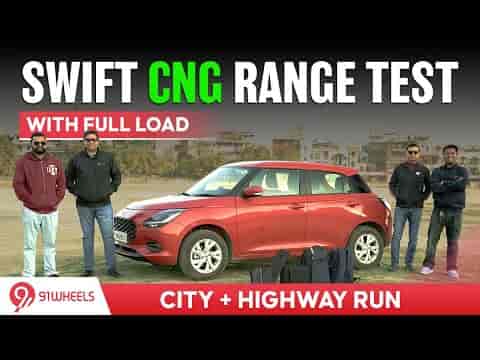 Maruti Swift CNG Range Test with full load || Plus multiple people review || Best CNG Hatchback?