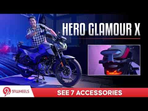 2025 Hero Glamour X 125cc official modification with accessories : walk around video
