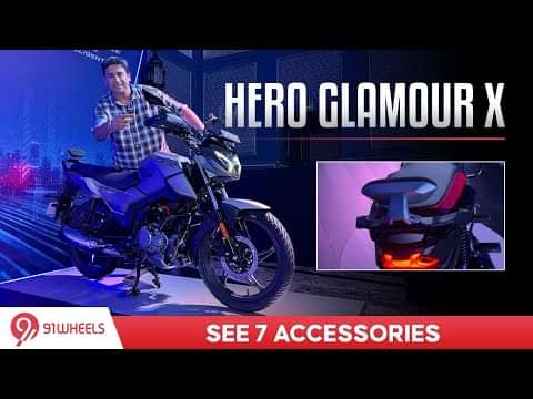 2025 Hero Glamour X 125cc official modification with accessories : walk around video