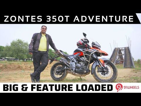 Zontes 350T Adv First Ride Review || Looks Big, Feature Loaded & Comfortable || Off-Road Experience