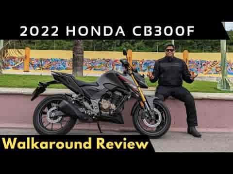 Meet the 2022 Honda CB300F Motorcycle in our Walkaround Review || First Look At Naked 300cc Bike