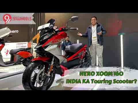 Hero Xoom 160 Maxi-Scooter Walkaround | India Ka Touring Scooter? Hero Xoom 160 Maxi-Scooter Walkaround | India Ka Touring Scooter?