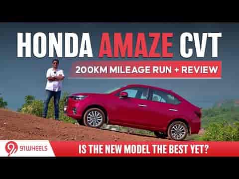 2025 Honda Amaze CVT Automatic Mileage Run For 200km (tankful basis) + Drive Review Is Here