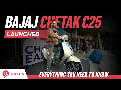  Bajaj Chetak C25 Launched At Rs 91,400 || Quick Walkaround
