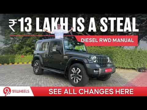 2024 Mahindra Thar Diesel 4x2 MT + Thar 5-door vs Thar 3-door explained