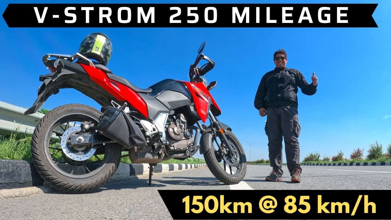 Suzuki V Strom 250 Highway Mileage Run || Fuel Economy at 85 km/h Touring Speeds