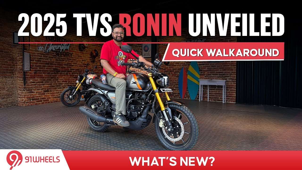2025 TVS Ronin Unveiled At Moto Soul || Quick Walkaround || What’s New?