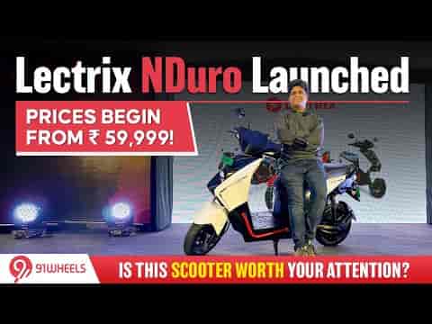 Lectrix Nduro Electric Scooter Launched, Prices Begin From Rs 59,999! Includes BAAS scheme