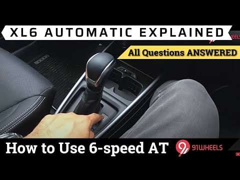 How to use 6-speed Automatic of the new 2022 Maruti Nexa XL6 MPV || SHVY Hybrid working