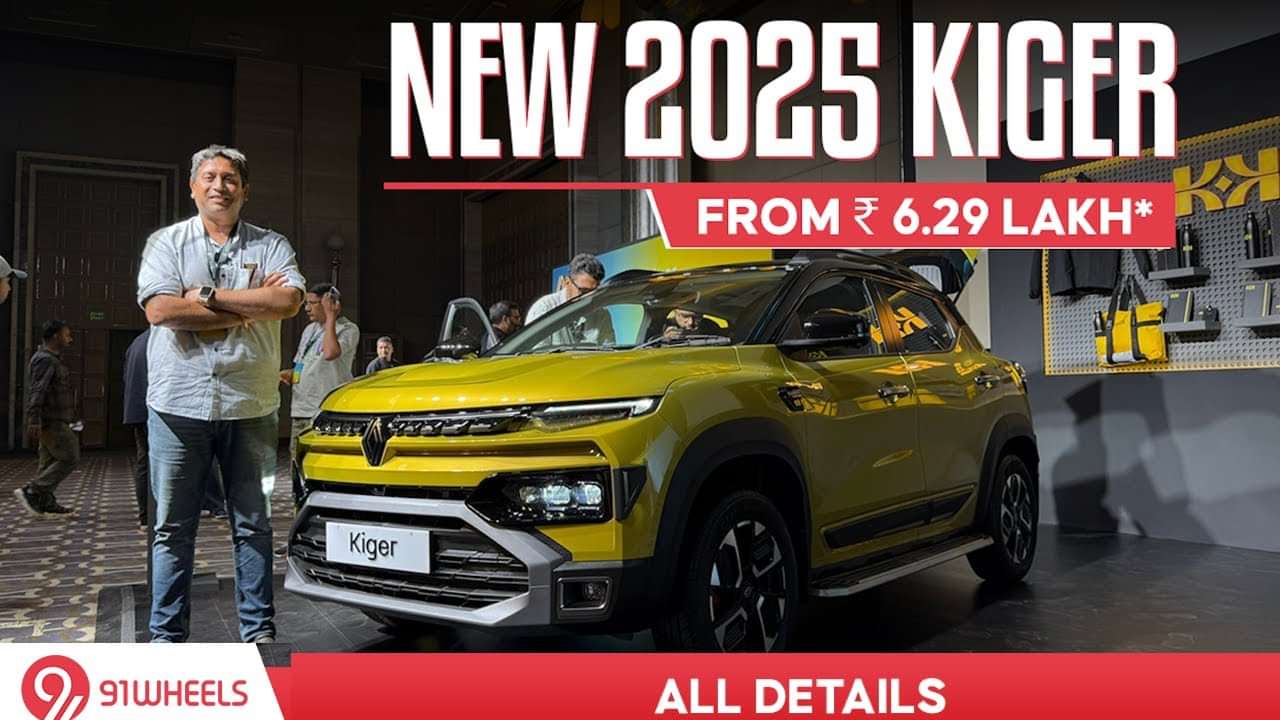 Renault Kiger 2025 Facelift launched from Rs 6.29 lakh - walk around video and first look review
