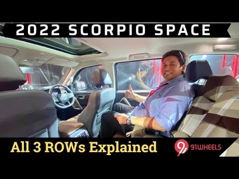     0:02 / 3:26   2022 Mahindra Scorpio N interior space Review ll All 3 rows explained || 7 Seater Top Model