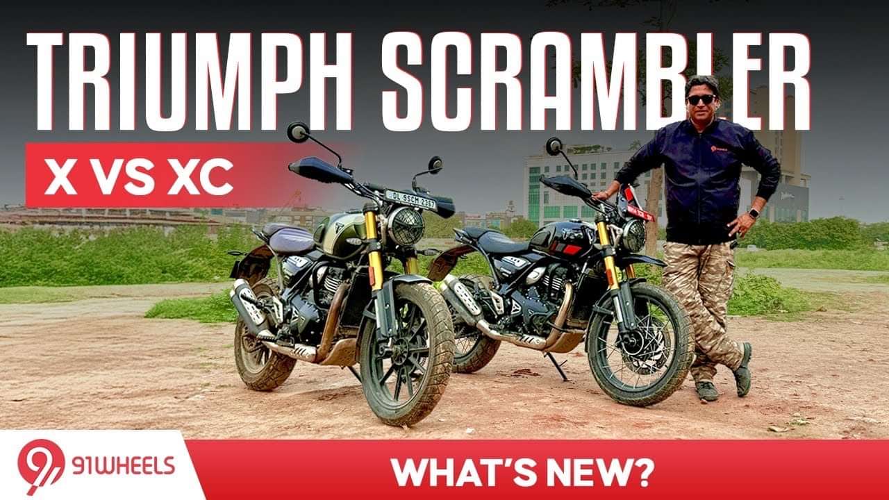 Triumph Scrambler 400 XC vs Scrambler 400X comparison : what’s new and what do you get