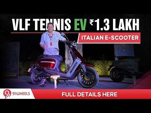 VLF Tennis 1500 Electric Scooter by Motohaus at Rs 1.3 Lakh | All Details Here with top speed, range
