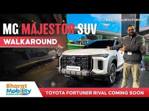 MG Majestor Unveiled Toyota Fortuner Rival || Quick Walkaround