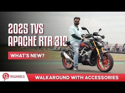 2025 TVS Apache RTR310 || Detailed Walkaround With Accessories