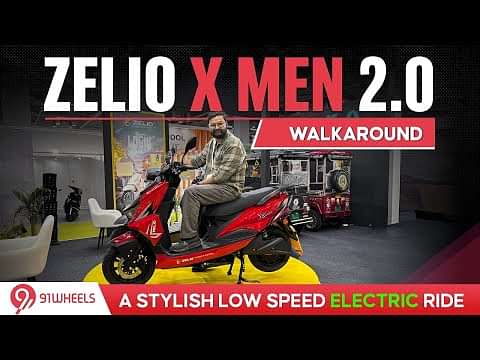 Zelio X Men 2.0 Electric Scooter || Walkaround || A Low Speed Scooter With Stylish Design