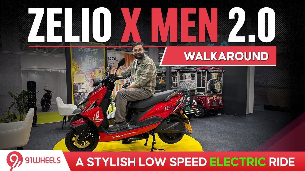 Zelio X Men 2.0 Electric Scooter || Walkaround || A Low Speed Scooter With Stylish Design Zelio X Men 2.0 Electric Scooter || Walkaround || A Low Speed Scooter With Stylish Design