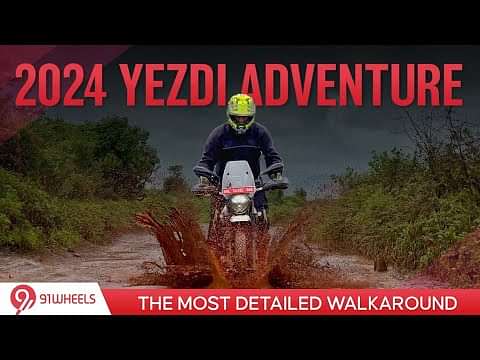 2024 Yezdi Adventure detailed first look review with exhaust sound