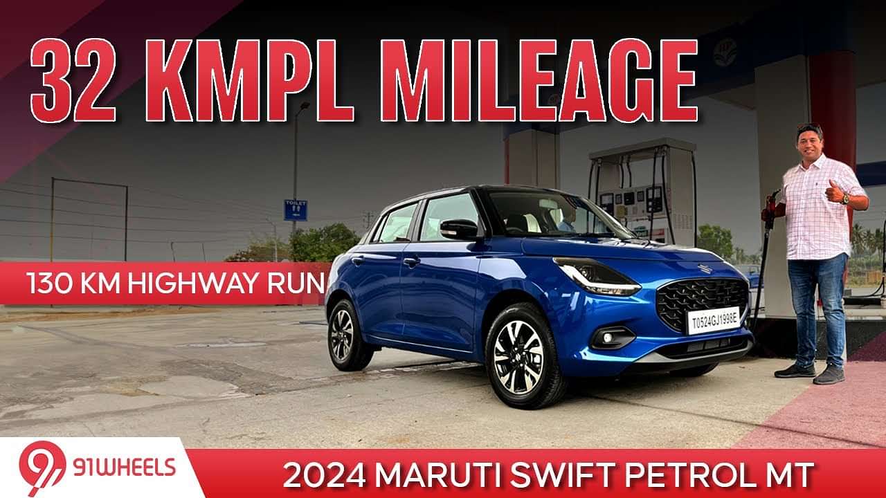2024 Maruti Swift Mileage Run || We Got 32kmpl Fuel Economy From Petrol Manual On A 130km Run