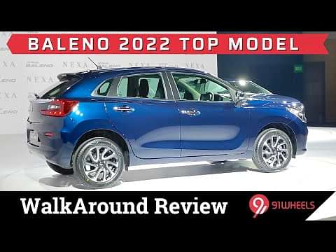 See the Maruti Nexa Baleno 2022 : Interior and exteriors walkaround review