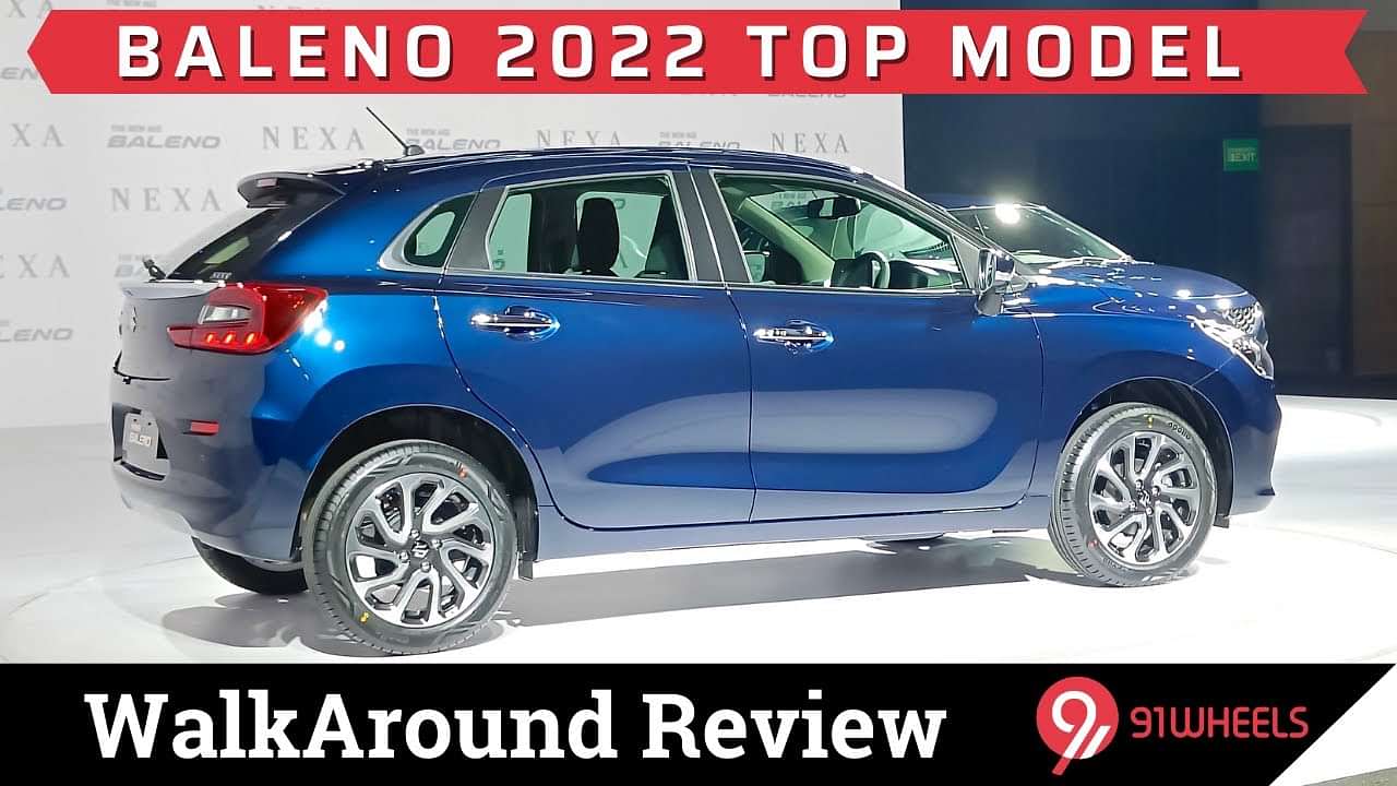 See the Maruti Nexa Baleno 2022 : Interior and exteriors walkaround review