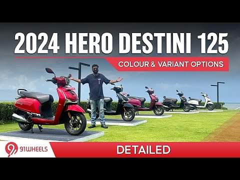 2024 Hero Destini 125 Colour & Variant Options Explained