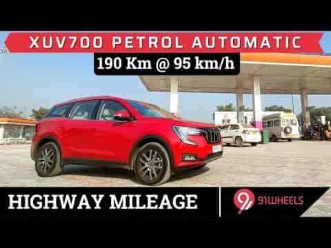 Mahindra XUV700 Petrol Automatic Mileage Run || Highway Fuel Economy at 95km/h Mahindra XUV700 Petrol Automatic Mileage Run || Highway Fuel Economy at 95km/h