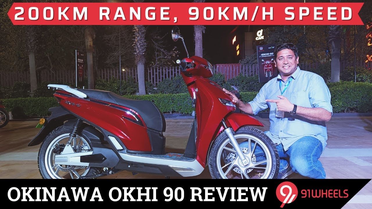 Meet the Okinawa Okhi 90 electric scooter. Now launched at a price of Rs 1.03 lakh Delhi Meet the Okinawa Okhi 90 electric scooter. Now launched at a price of Rs 1.03 lakh Delhi