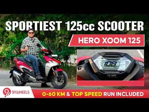 Hero Xoom 125cc Ride Review Including Top Speed & 0-60 Test || Best 125cc Scooter For Youngsters?