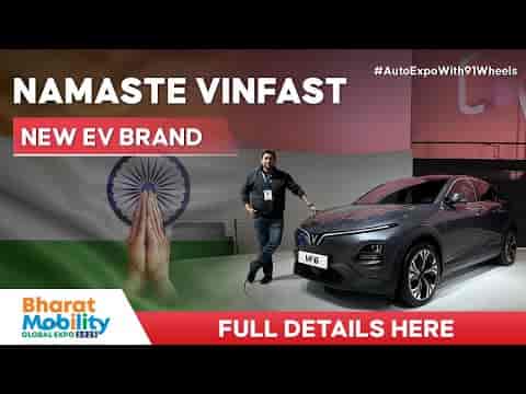 Vinfast at 2025 Bharat Mobility Expo : VF3, VF6, VF7, VF8, VF9, VF e34 First Look Review