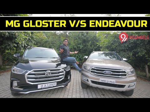 MG Gloster vs Ford Endeavour  MG Gloster vs Ford Endeavour