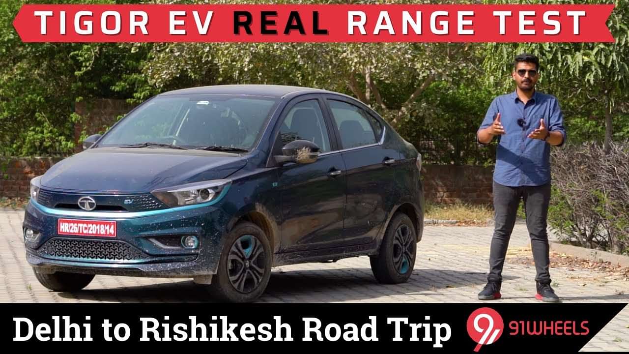 Tata Tigor EV Mileage Range Test || Delhi to Rishikesh Road Trip in Electric Car 