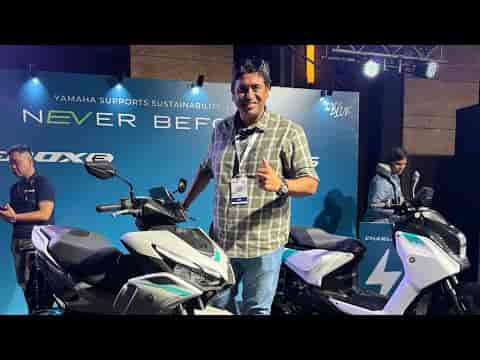 Yamaha Aerox E (Electric) and EC 06 electric scooters for India