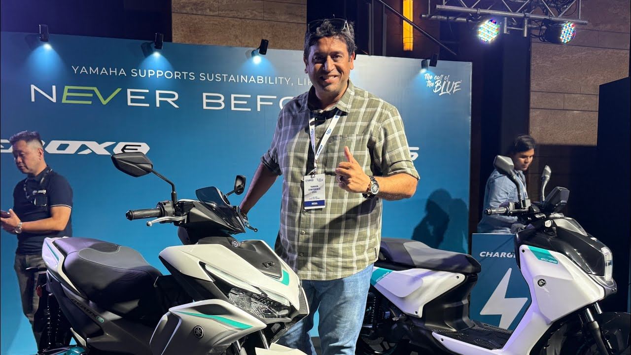 Yamaha Aerox E (Electric) and EC 06 electric scooters for India