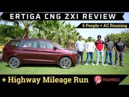 Maruti Ertiga CNG ZXi Review Including Mileage Run With 6 People || Comfort & Seating Included