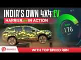 Tata Harrier EV AWD Off-road & On-road Action From Quad Day at Buddh International Circuit