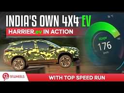 Tata Harrier EV AWD Off-road & On-road Action From Quad Day at Buddh International Circuit