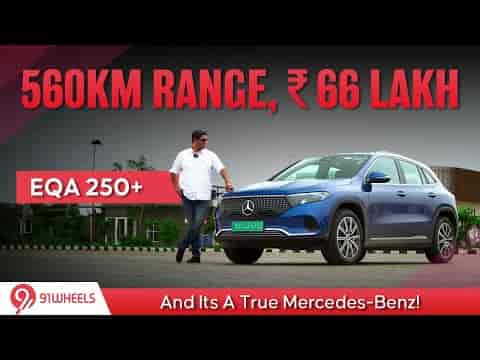Mercedes-Benz EQA 250+ EV 120km Range Test & Review || Most Affordable Luxury Electric Car in India
