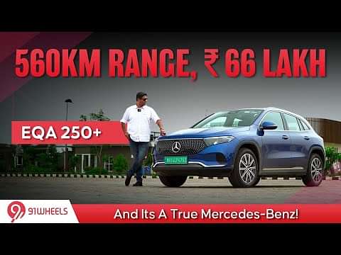 Mercedes-Benz EQA 250+ EV 120km Range Test & Review || Most Affordable Luxury Electric Car in India