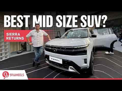 2025 Tata Sierra Petrol and Diesel are here! Walkaround video with interiors and boot space