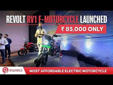Revolt RV1 E-Motorcycle Launched At Rs 85,000 Only | Sabse Sasti Commuter E-Motorcycle | Walkaround